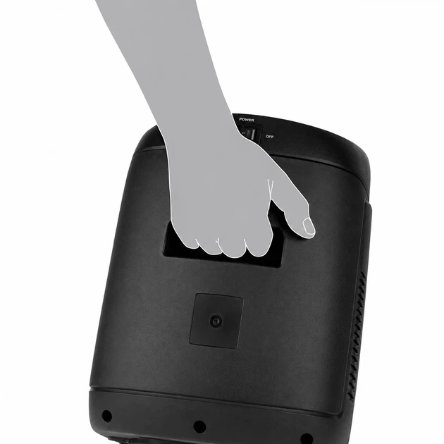 Портативная акустическая система SVEN PS-770, 100 Вт, Bluetooth, RGB-подсветка, караоке, Black - изображение 2