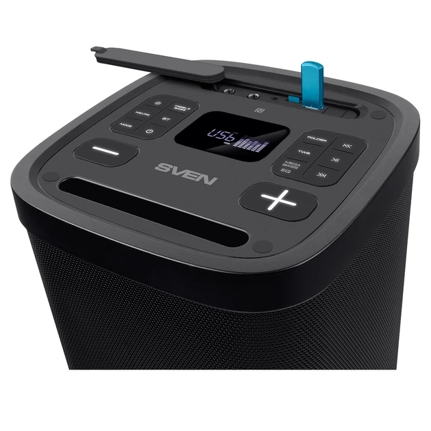 Акустическая система SVEN PS-950, 160 Вт, Bluetooth, подсветка, караоке, FM-радио, Black - изображение 2