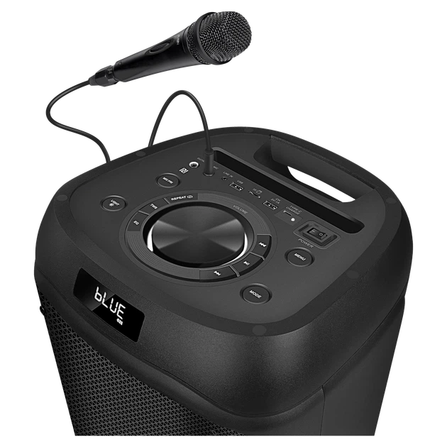 Портативная акустическая система SVEN PS-1050, 200 Вт, Bluetooth, RGB-подсветка, караоке, микрофон, Black - Фото 6 Портативная акустическая система SVEN PS-1050, 200 Вт, Bluetooth, RGB-подсветка, караоке, микрофон, Black - изображение 6