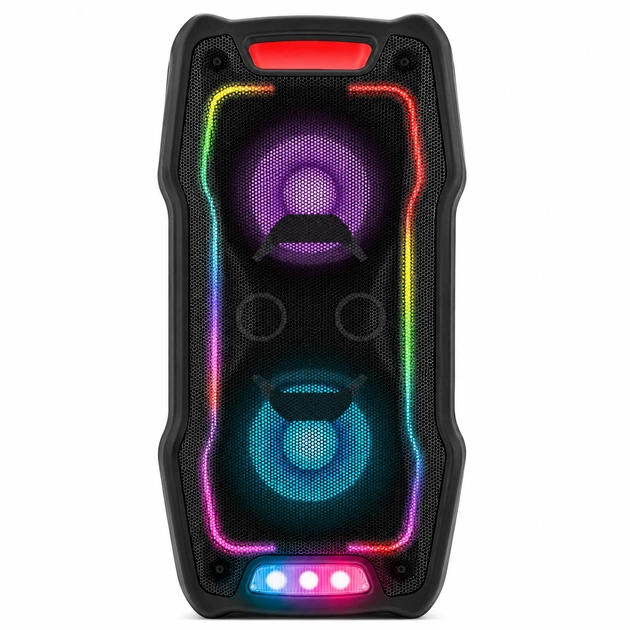 Портативная акустическая система SVEN PS-730, 100 Вт, Bluetooth, RGB-подсветка, караоке, Black - изображение 3