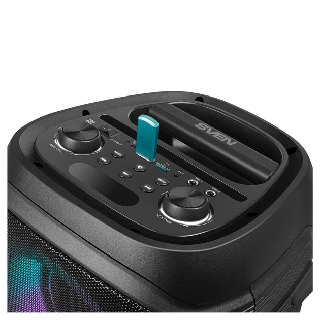 Акустическая система SVEN PS-800, 100 Вт, Bluetooth, FM-радио, Black - Фото 8 Акустическая система SVEN PS-800, 100 Вт, Bluetooth, FM-радио, Black - изображение 8