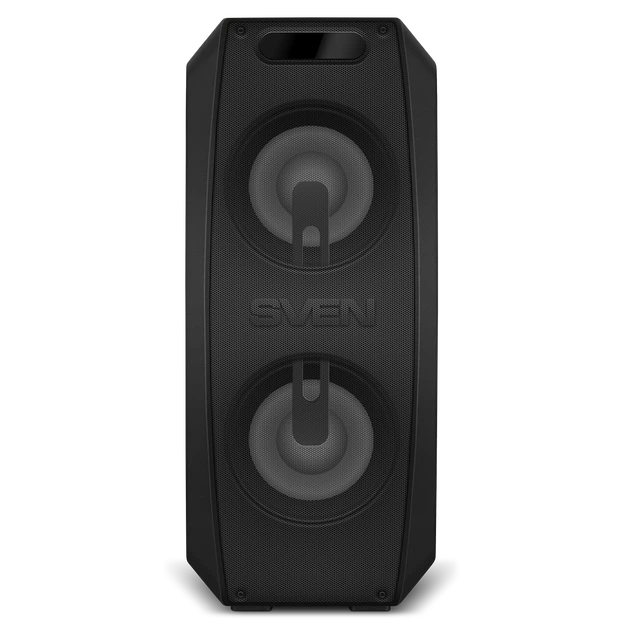 Портативная акустическая система SVEN PS-740, 100 Вт, Bluetooth, RGB-подсветка, караоке, Black - Фото 7 Портативная акустическая система SVEN PS-740, 100 Вт, Bluetooth, RGB-подсветка, караоке, Black - изображение 7