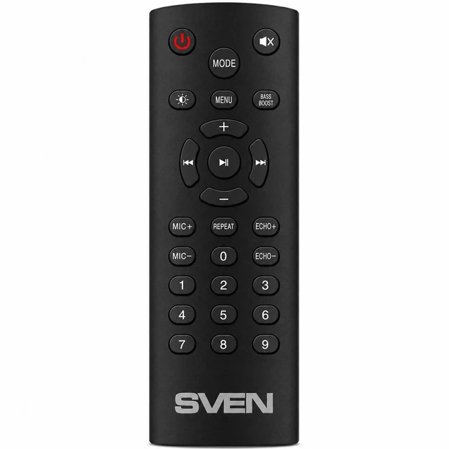 Портативная акустическая система SVEN PS-880, 110 Вт, Bluetooth, RGB-подсветка, караоке, Black - Фото 12 Портативная акустическая система SVEN PS-880, 110 Вт, Bluetooth, RGB-подсветка, караоке, Black - изображение 12