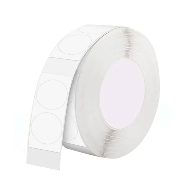 Етикетки NIIMBOT T14*28-220 Round White For D11/D110/D101/H1S (A2A08061801) - Фото 1 Етикетки NIIMBOT T14*28-220 Round White For D11/D110/D101/H1S (A2A08061801) - изображение 1