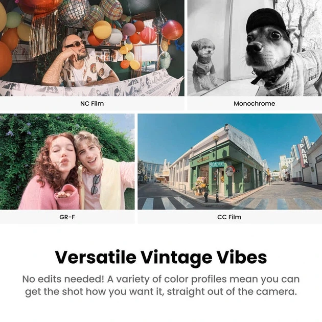 Екшн-камера Insta360 GO 3S Retro Bundle (Special Edition) Canvas White 128G - Фото 12 Екшн-камера Insta360 GO 3S Retro Bundle (Special Edition) Canvas White 128G - зображення 12