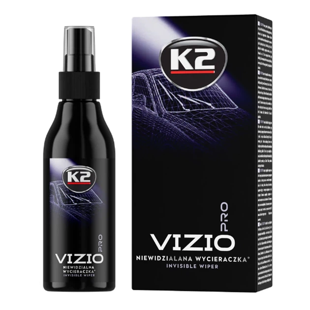 Средство для стекла антидождь с аппликатором и микрофиброй K2 Vizio PRO 150 мл (D4028) - изображение 2
