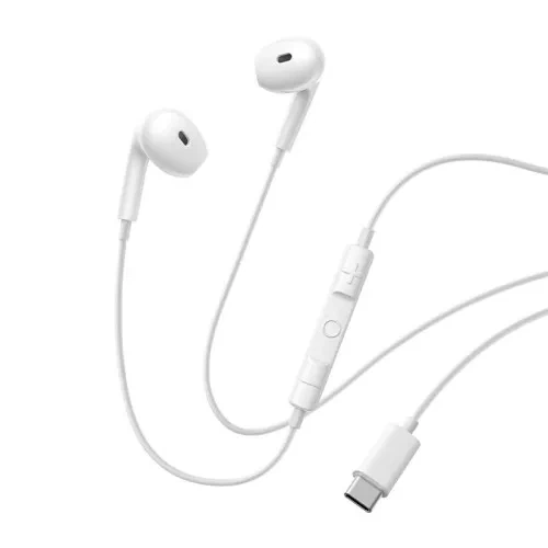 Навушники Baseus Encok CZ19 Type-C Wired Earphones White A00182201213-00 - Фото 3 Навушники Baseus Encok CZ19 Type-C Wired Earphones White A00182201213-00 - зображення 3