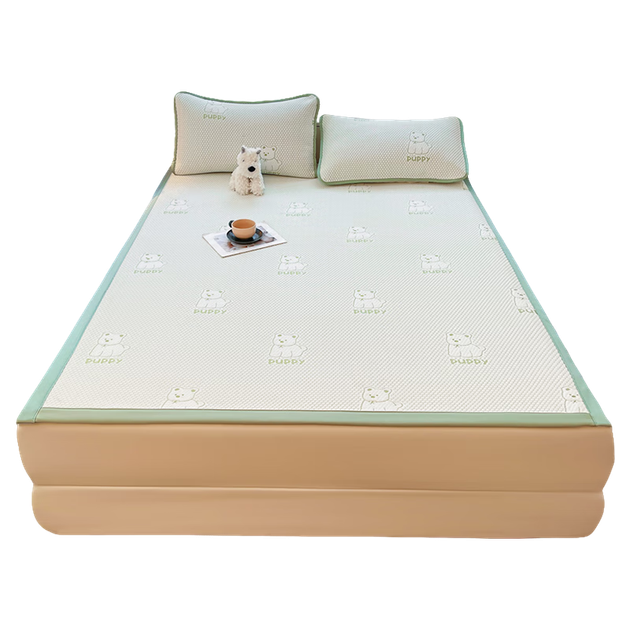 Килимок для охолодження Grace Class A Bean Ice Silk Summer Soft Single Mat Green 180*200 см - изображение 4