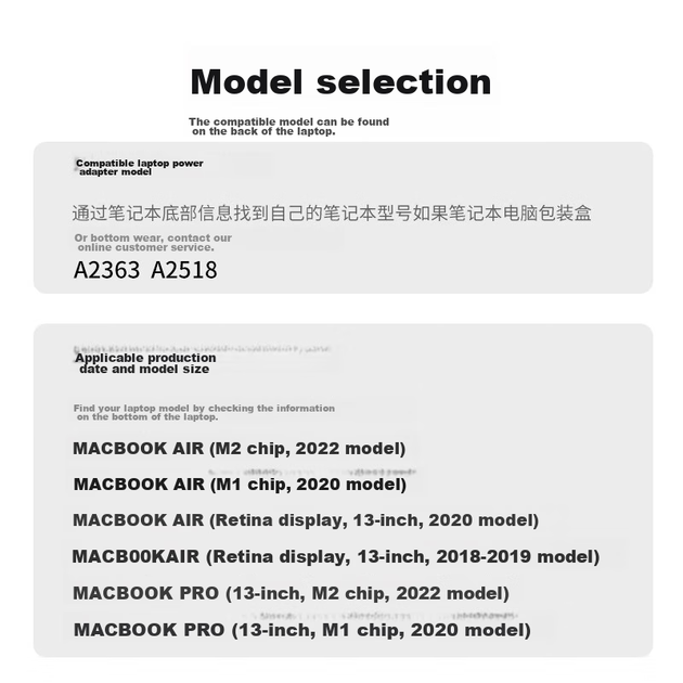 Комплект кабелів Youpin для зарядки Apple для ноутбука Type-C, USB-C PD67W, адаптер живлення для MacBook Pro/Air, A2442 A2681 - изображение 7