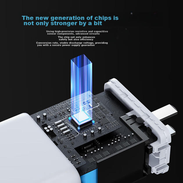 Комплект кабелів Youpin для зарядки Apple для ноутбука Type-C, USB-C PD67W, адаптер живлення для MacBook Pro/Air, A2442 A2681 - изображение 9