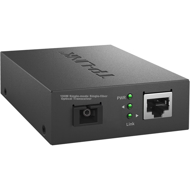 Оптико-електричний перетворювач TP-LINK TL-FC111B Fast Ethernet одномодовий оптоволоконний приймач-передавач. Порти A/B повинні використовуватися разом (один комплект) - изображение 5