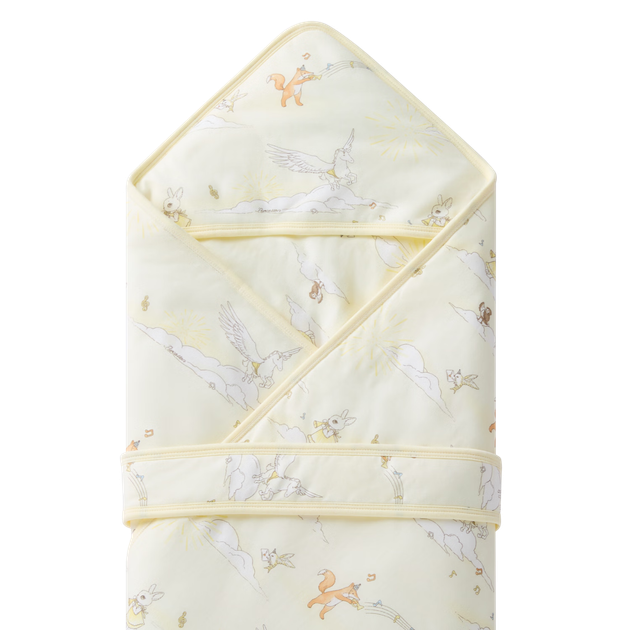Пелюшка для новонароджених PurCotton Baby Swaddle, чиста бавовняна пелюшка для новонароджених, тонка ковдра для всіх сезонів, Leyou Mengjing, 90 см × 90 см - Фото 4 Пелюшка для новонароджених PurCotton Baby Swaddle, чиста бавовняна пелюшка для новонароджених, тонка ковдра для всіх сезонів, Leyou Mengjing, 90 см × 90 см - изображение 4