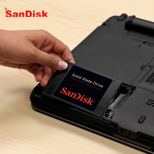 SSD диск SANDISK PLUS 1TB 2.5" SATAIII TLC (SDSSDA-1T00) - изображение 4