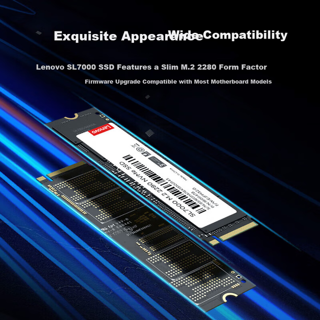 SSD диск Lenovo SL7000 1TB M.2 2280 NVMe PCIe 4.0 x4 - изображение 7