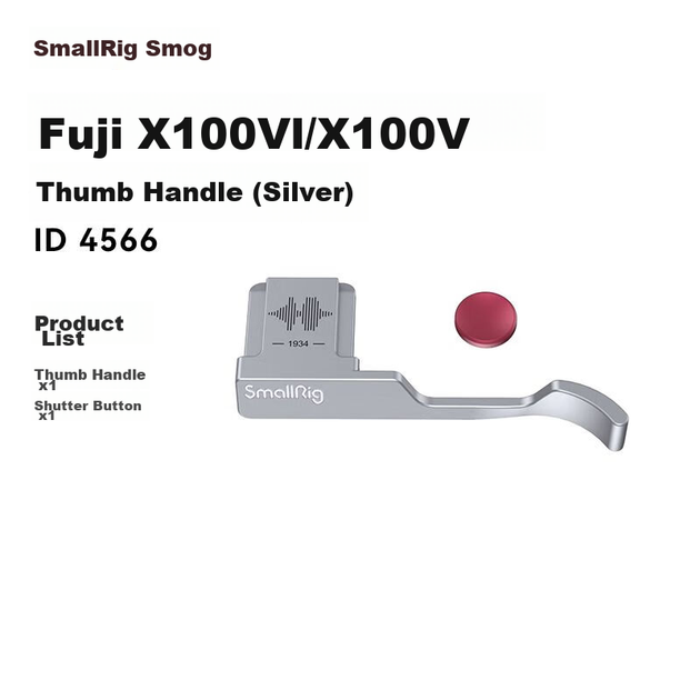 SmallRig 4566, сумісний з камерою Fuji X100VI/X100V, у форм-факторі «кроляча клітка», для бездзеркальної та дзеркальної фотографії, швидкознімна розширювальна рамка, гарячий башмак, ручка для великого пальця, аксесуари для зйомки - Фото 4 SmallRig 4566, сумісний з камерою Fuji X100VI/X100V, у форм-факторі «кроляча клітка», для бездзеркальної та дзеркальної фотографії, швидкознімна розширювальна рамка, гарячий башмак, ручка для великого пальця, аксесуари для зйомки - зображення 4
