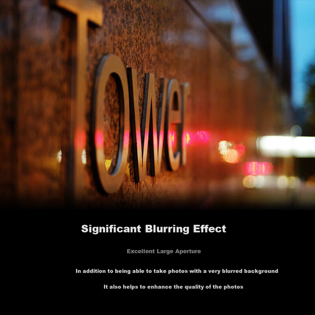 Об'єктив Qigongjiang Sony Fix, E-Mount, чорний, 50 мм F1.8, бездзеркальний об'єктив, об'єктив із великою діафрагмою для портретної та пейзажної фотографії, ручне фокусування, Xiaotanju A7m4 Zv-E10 другого покоління A7c2 - зображення 6