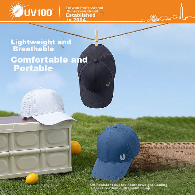 Женская бейсболка UV100 с защитой от ультрафиолета, дышащая, 3D, солнцезащитный козырек, модель 26510, цвет «Лунный свет», Тайвань. Модель: Moonlight Gray. - изображение 5