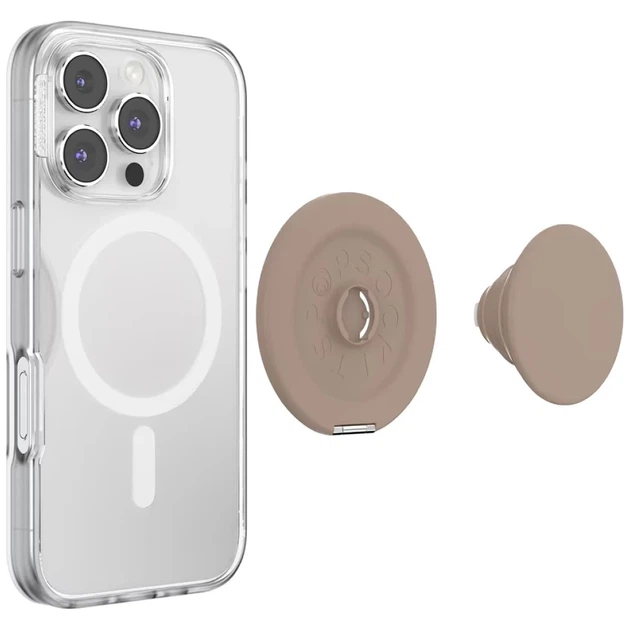 Тримач для телефону PopSockets Kick-Out Grip Latte Beige (840173795835) - Фото 7 Тримач для телефону PopSockets Kick-Out Grip Latte Beige (840173795835) - зображення 7