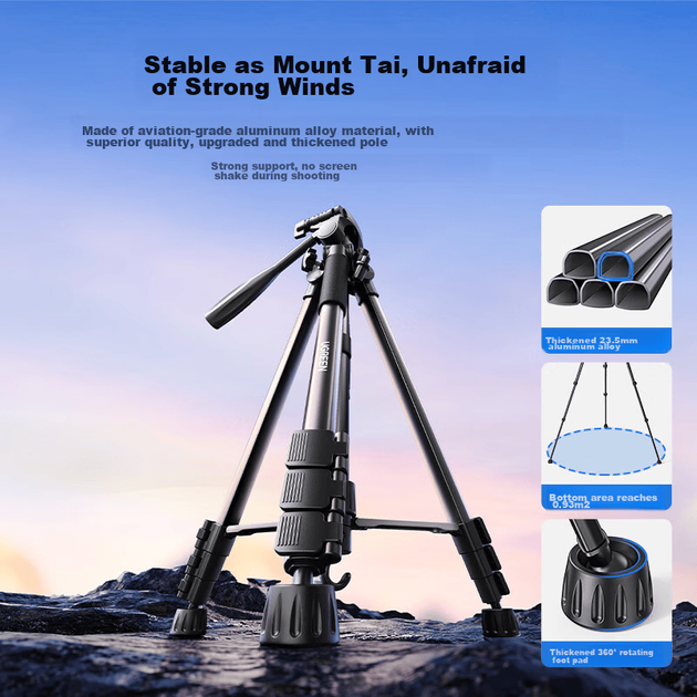Штатив UGREEN, для камер/смартфонов, с подвесом, для DJI Pocket/Canon/Sony/Fuji/Nikon - изображение 6