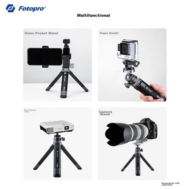 Двухсекционная выдвижная подставка для телефона Fotopro Sy-390+p, настольный штатив для цифровой камеры. - изображение 3