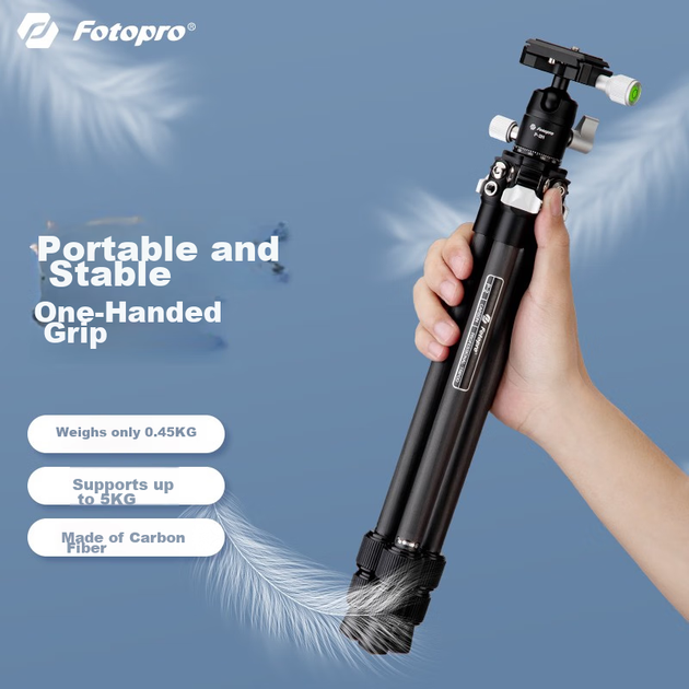 Штатив Fotopro P-2+P карбоновый легкий для фото/видео - изображение 4