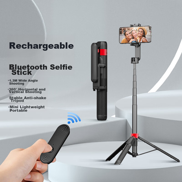 Монопод Weifeng WF-K02 для селфі універсальний з Bluetooth, поворот 360° - зображення 7