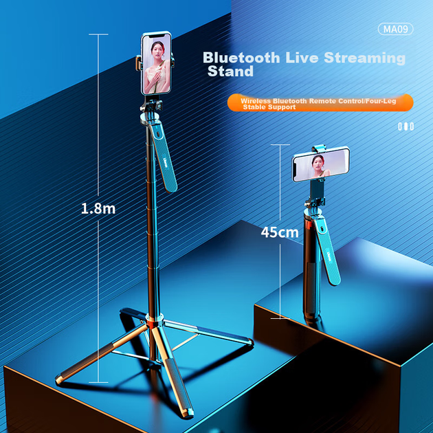 Штатив-селфі Ulanzi MA09 Bluetooth портативний - зображення 4