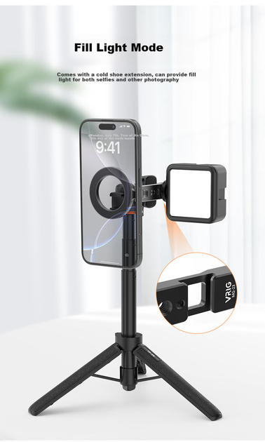 Штатив VRIGweilege MG-23 магнитный для телефона, MagSafe - изображение 6