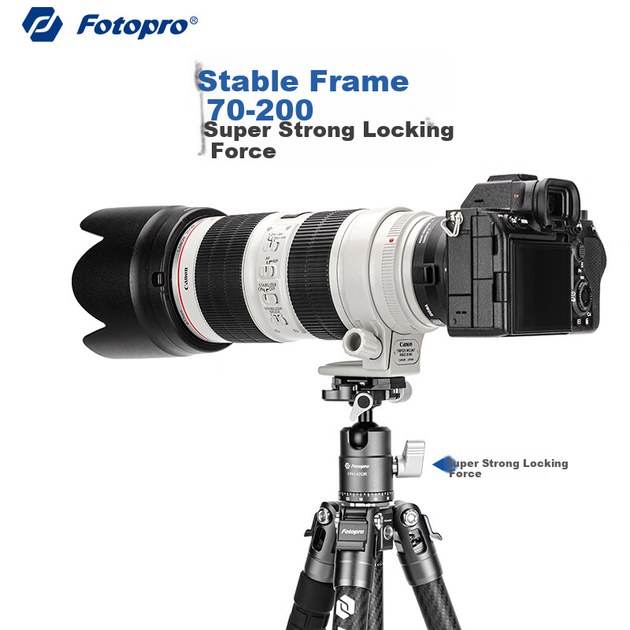 Штатив Fotopro Flight One Lite+42q компактный дорожный карбоновый - изображение 2