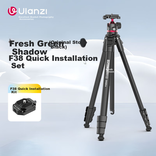 Штатив Ulanzi Qingcong F38 швидкозбірний, кульова головка 360°, для камер та смартфонів - Фото 3 Штатив Ulanzi Qingcong F38 швидкозбірний, кульова головка 360°, для камер та смартфонів - зображення 3