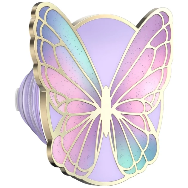 Тримач PopSockets Enamel Butterfly Prism Lavender (840473356330) - Фото 4 Тримач PopSockets Enamel Butterfly Prism Lavender (840473356330) - зображення 4