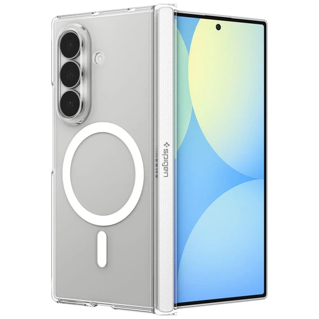 Чохол Spigen AirSkin Zero для Samsung Galaxy Fold 8 Ultra Clear/White (8800337246285) - Фото 2 Чохол Spigen AirSkin Zero для Samsung Galaxy Fold 8 Ultra Clear/White (8800337246285) - зображення 2