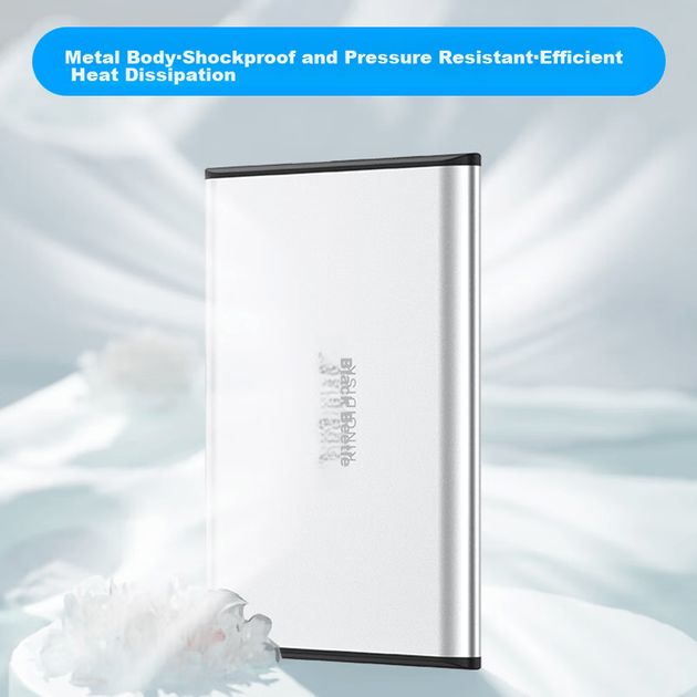 Диск KINGIDISK SLIM100 1 ТБ портативный USB 3.0, 2.5", серебристый - изображение 5