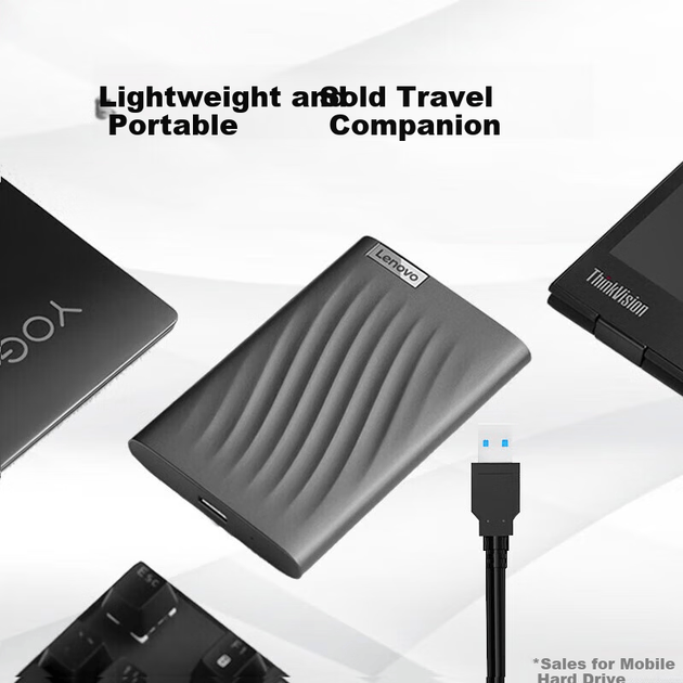 Жесткий диск внешний Lenovo F309Pro 1 ТБ USB 3.0, 2.5" - изображение 2