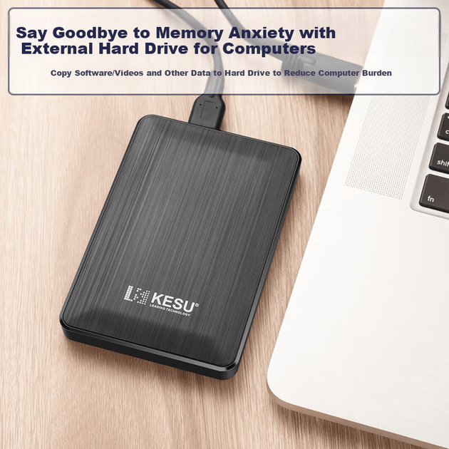 Жорсткий диск зовнішній KESU 1 ТБ USB 3.0, 2.5", механічний - зображення 4