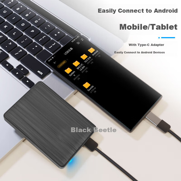Диск жесткий портативный KINGIDISK K500 500ГБ USB3.0 черный - изображение 3