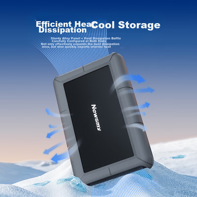 Жесткий диск внешний Newsmy 4ТБ 3.5 дюйма USB 3.1 - изображение 2