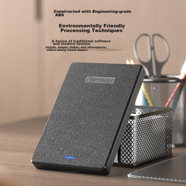 Зовнішній жорсткий диск Newsmy 1 ТБ, механічний, Xingyun Plastic Series, USB 3.0, 2,5 дюйма, зоряно-чорний, масивне сховище, резервне копіювання фото та відео, резервне копіювання офісних даних - Фото 5 Зовнішній жорсткий диск Newsmy 1 ТБ, механічний, Xingyun Plastic Series, USB 3.0, 2,5 дюйма, зоряно-чорний, масивне сховище, резервне копіювання фото та відео, резервне копіювання офісних даних - изображение 5