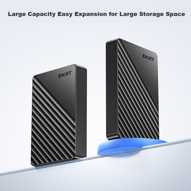 Диск EAGET G28PRO 1 ТБ внешний USB 3.0, 2.5", черный - изображение 5