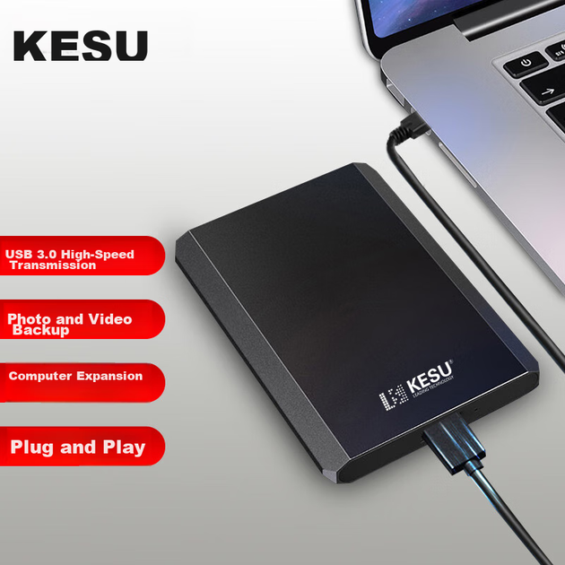 Жесткий диск KESU K208 500 ГБ USB 3.0 внешний 2.5 дюйма - изображение 3