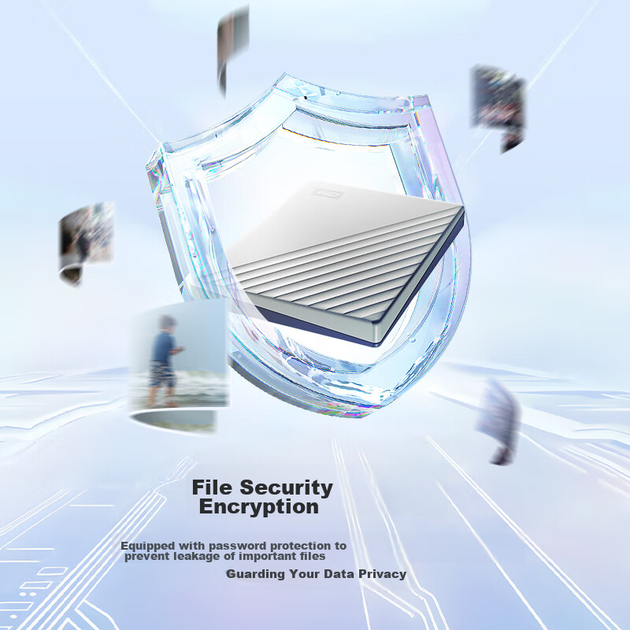 Диск жорсткий зовнішній Western Digital Ultra 1 ТБ Type-C, 2.5 дюйма, сріблястий - зображення 5