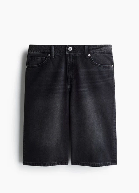 Шорти H&M 17905 Темний сірий 42 (1275) - Фото 3 Шорти H&M 17905 Темний сірий 42 (1275) - изображение 3