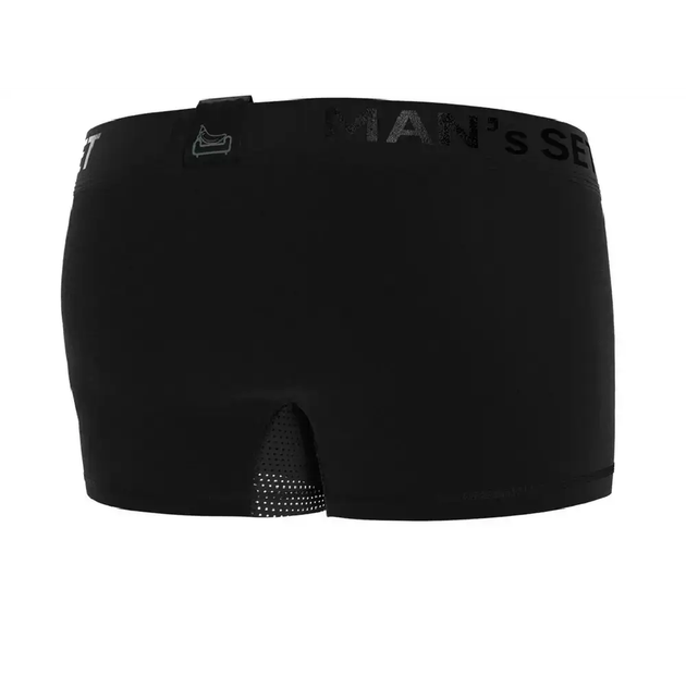 Чоловічі анатомічні боксери Anatomic Classic Light Black Series чорні бавовняні XL - зображення 2
