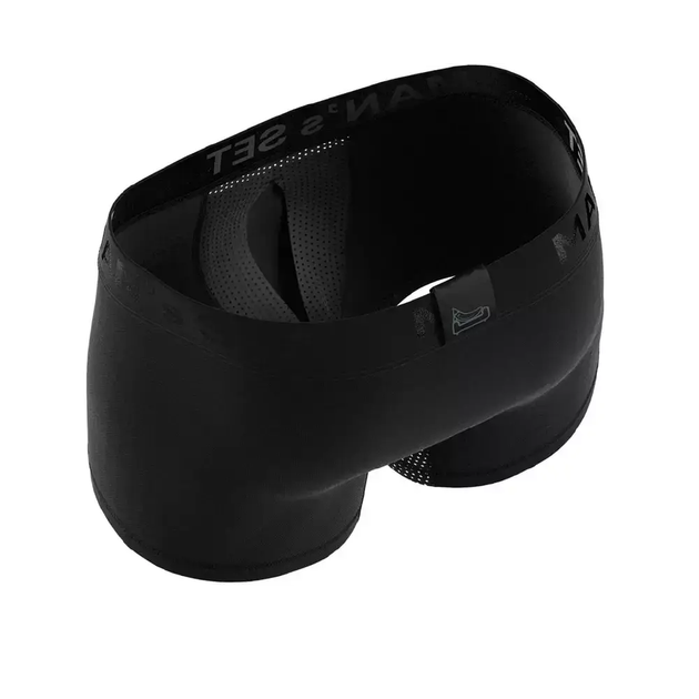 Чоловічі анатомічні боксери Anatomic Classic Light Black Series чорні бавовняні XL - зображення 3