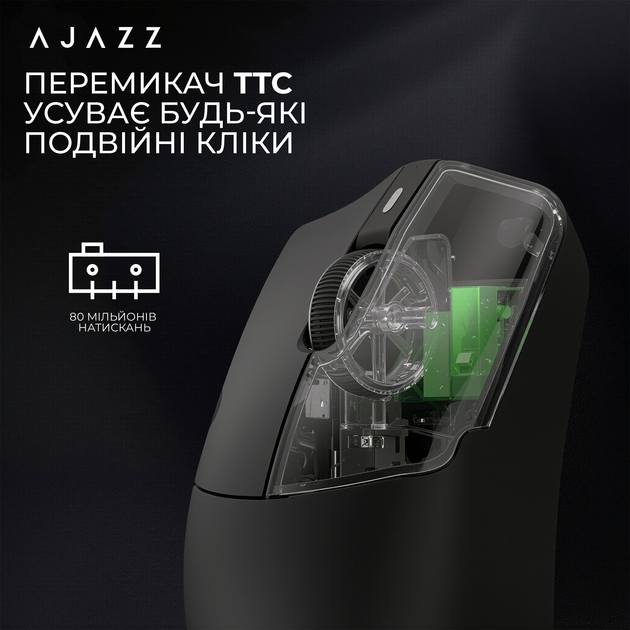 Мышь Ajazz AJ139 Near Link V3 Pro+ Wireless/Bluetooth/USB White (AJ139-NL-V3-PRO-W) - изображение 13