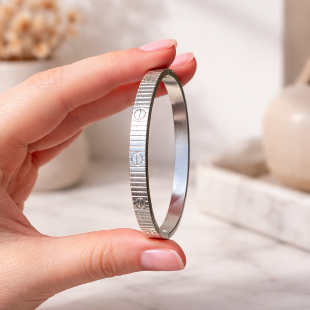 Браслет в стиле Cartier Flex (Silver) - Фото 1 Браслет в стиле Cartier Flex (Silver) - изображение 1