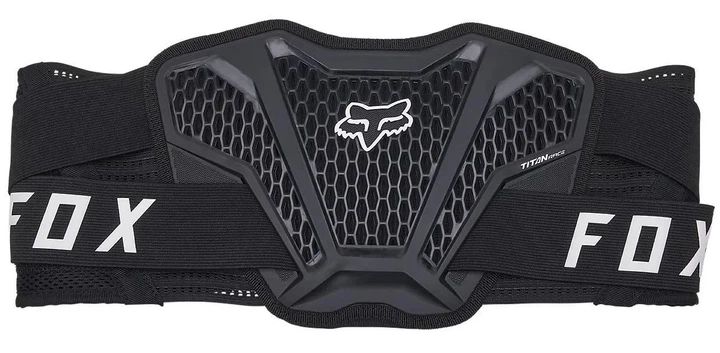 Пояс защитный Fox Titan Race Belt чёрный, размер S/M - Фото 1 Пояс защитный Fox Titan Race Belt чёрный, размер S/M - изображение 1