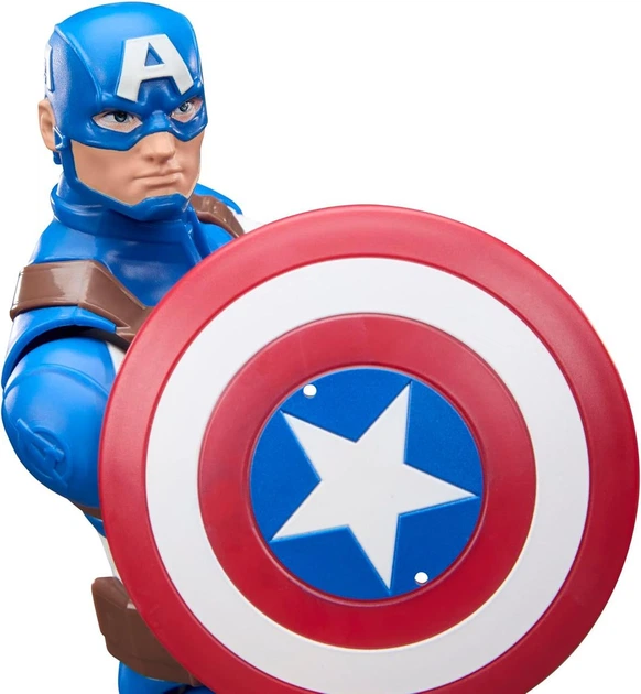 Ігрова фігурка Капітан Америка 30 см Marvel Titan Hero Captain America 12” Action Figure (G2771) - Фото 7 Ігрова фігурка Капітан Америка 30 см Marvel Titan Hero Captain America 12” Action Figure (G2771) - зображення 7