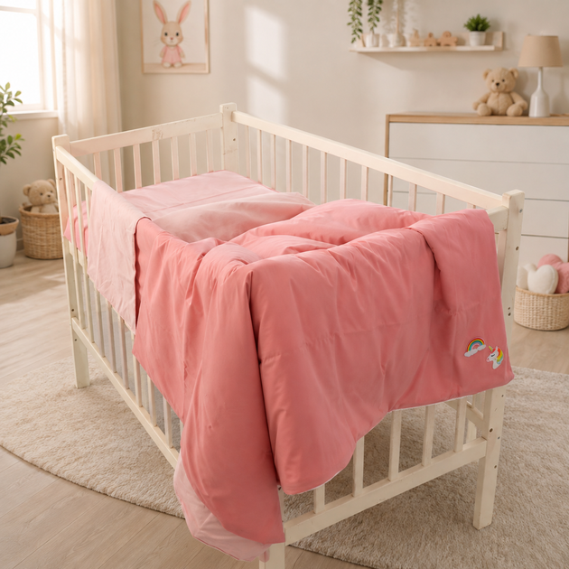 Детское постельное белье MirSon Двустороннее LITTLE KIDS Poplin Edition Unicorn 018 + 041 Dahlia 110 x 160 см (2200013086352) - Фото 7 Детское постельное белье MirSon Двустороннее LITTLE KIDS Poplin Edition Unicorn 018 + 041 Dahlia 110 x 160 см (2200013086352) - изображение 7