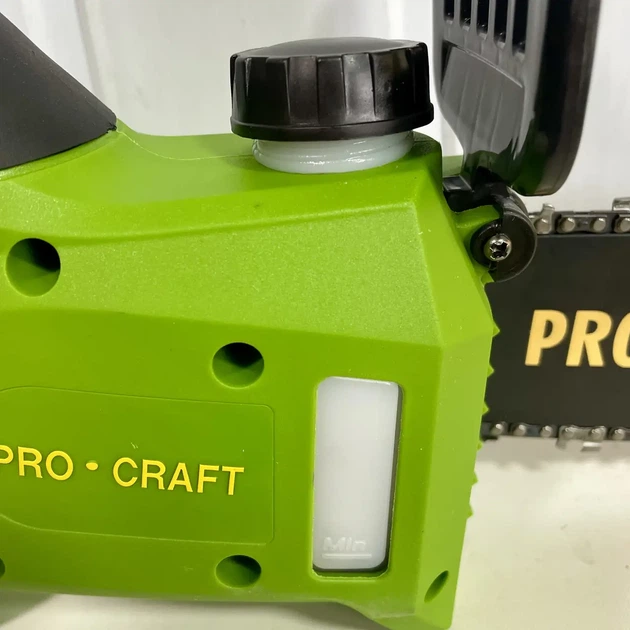 Аккумуляторная цепная пила Procraft PKA-20/4 бесщеточная мини пила 20 см электропила с автоматической смазкой цепи плавным пуском для обрезки веток деревьев сада без АКБ зарядного устройства - изображение 5